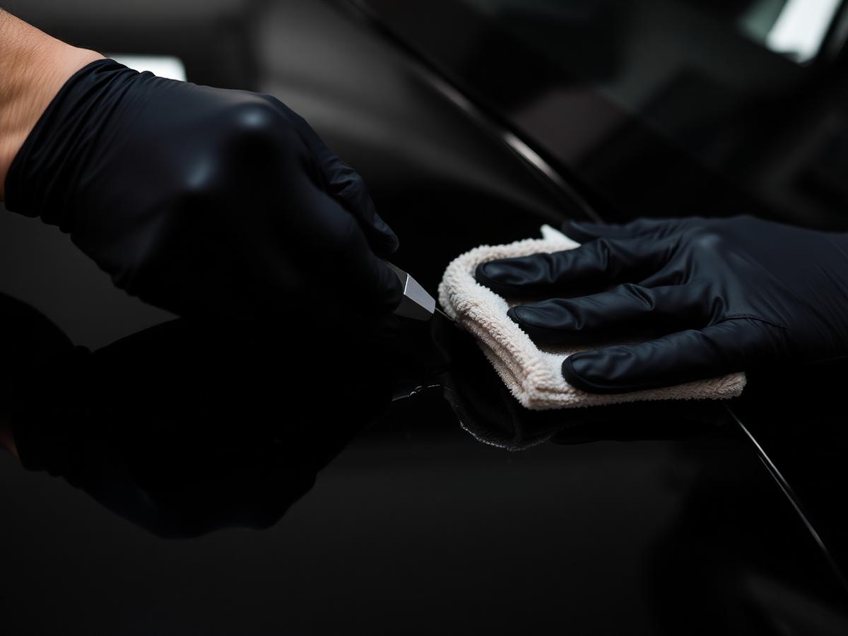 Ceramic coating application